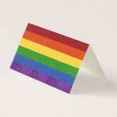 Verpakking van 25 LGBT Glitter Pride Flag Kaart (Voorkant)