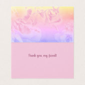 Verpakking van 25 prachtige dankjewel Roos tuinkaa Kaart (Binnenkant ongevouwen)