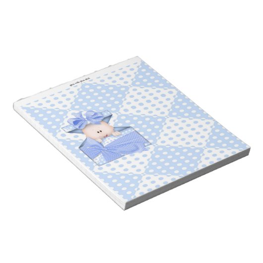 Verpakking van Baby shower Snoep Bar Wrapper Party Notitieblok (Schuin)