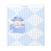 Verpakking van Baby shower Snoep Bar Wrapper Party Notitieblok (Voorkant)