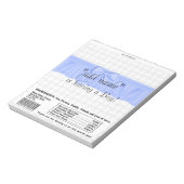 Verpakking van Baby shower Snoep Bar Wrapper Party Notitieblok (Linkerzijde)