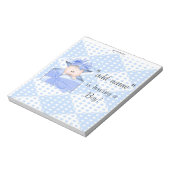 Verpakking van Baby shower Snoep Bar Wrapper Party Notitieblok (Linkerzijde)