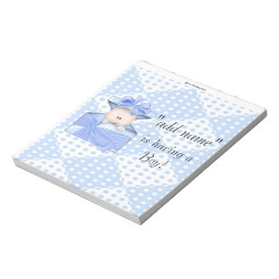 Verpakking van Baby shower Snoep Bar Wrapper Party Notitieblok