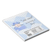 Verpakking van Baby shower Snoep Bar Wrapper Party Notitieblok (Schuin)
