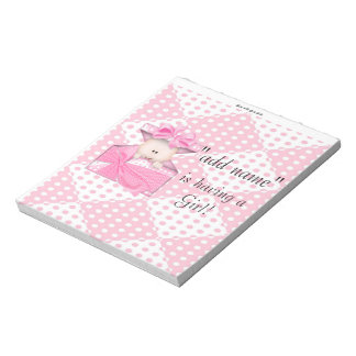 Verpakking van Baby shower Snoep Bar Wrapper Party Notitieblok
