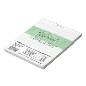 Verpakking van Baby shower Snoep Bar Wrapper Party Notitieblok (Linkerzijde)