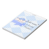 Verpakking van Baby shower Snoep Bar Wrappers Part Notitieblok (Linkerzijde)