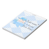 Verpakking van Baby shower Snoep Bar Wrappers Part Notitieblok (Linkerzijde)