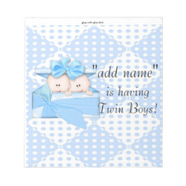 Verpakking van Baby shower Snoep Bar Wrappers Part Notitieblok
