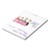 Verpakking van Bachelorette Snoep Bar wrapper Part Notitieblok (Linkerzijde)