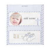 Verpakking van Baptism Snoep Bar Wrapper Party Fav Notitieblok (Voorkant)