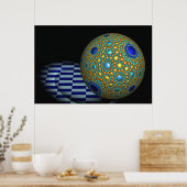 Verpakking van de apollinische bol poster (Keuken)