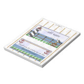 Verpakking van de Nautical Party Snoep Bar wrapper Notitieblok (Linkerzijde)