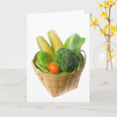 Verpakking van groenten kaart (Gele Bloem)