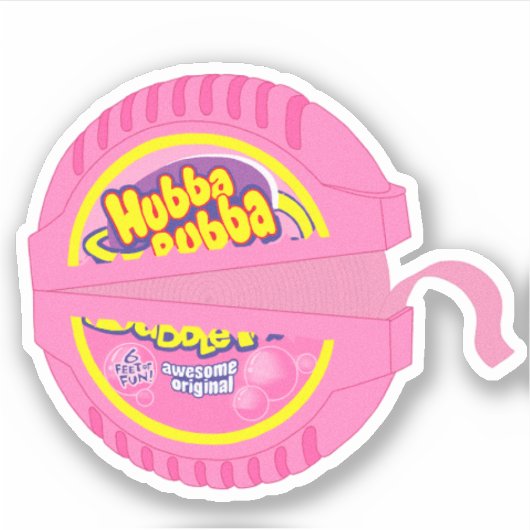 Verpakking van Hubba Bubblegum Sticker (Voorkant)