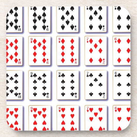 Verpakking van Kaart op wit Bier Onderzetter (Voorkant)