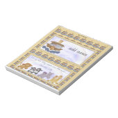 Verpakking van Noahs Ark Snoep Bar Wrapper Party F Notitieblok (Linkerzijde)