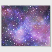 Verpakking van papier door ruimte en sterren (Vlak)