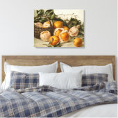 Verpakking van Sinaasappels Canvas Afdruk (Insitu (Slaapkamer))