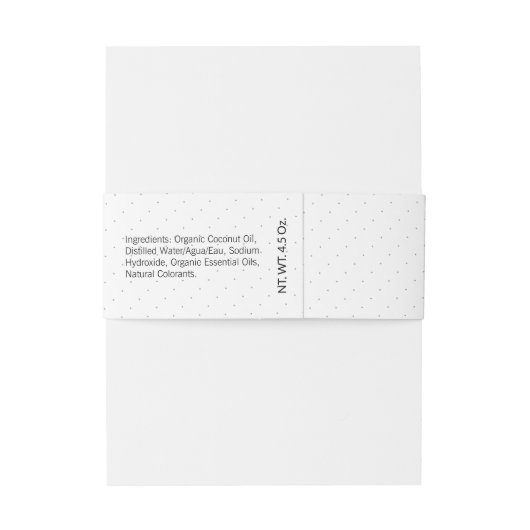 Verpakking van verpakkingsafval in zwart-wit #Arti Uitnodigingen Wikkel (Achterkant Voorbeeld)