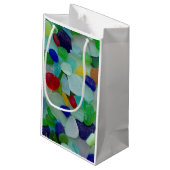 Verpakking van zeeglazen klein cadeauzakje (Achterkant Gekanteld)