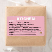 Verpakking Verhuislabels - Keuken Etiket (Insitu)