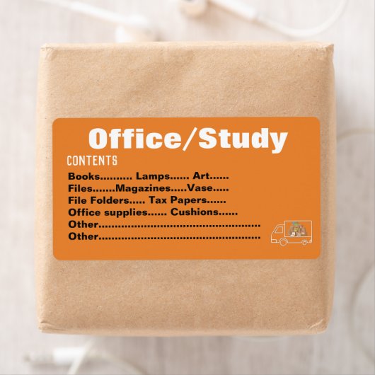 Verpakking Verhuislabels organiseren - Kantoor/Stu Etiket (Insitu)