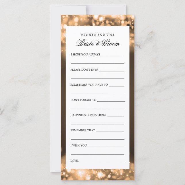 Verpakking voor bride- en groomgouden mousserende  (Voorkant)