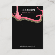 Verpakking voor hars oorbellen