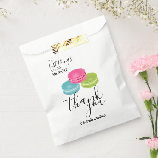 Verpakking voor Macaron Bakken Bedankzakje (Gezegeld)