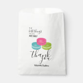 Verpakking voor Macaron Bakken Bedankzakje (Voorkant)