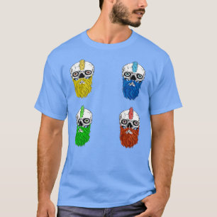 Verpakking voor Sticker van de baard T-shirt