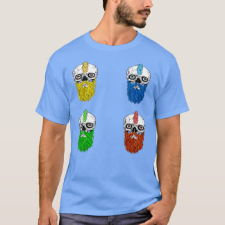 Verpakking voor Sticker van de baard T-shirt