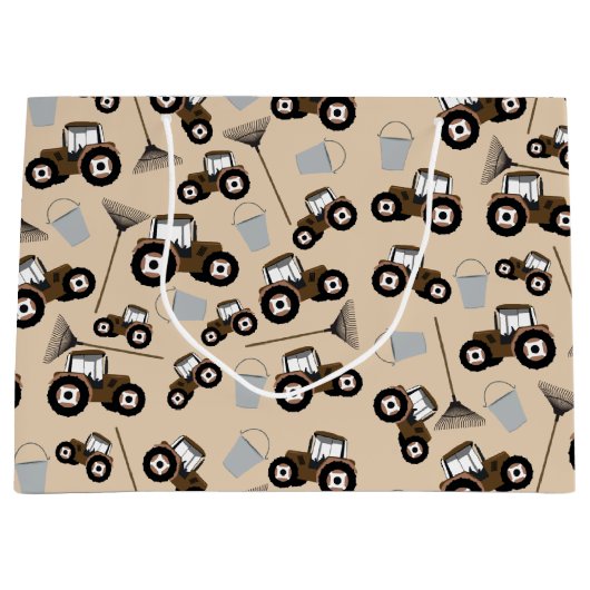 Verpakking voor tractortractorpatroonuitrusting vo groot cadeauzakje (Voorkant)