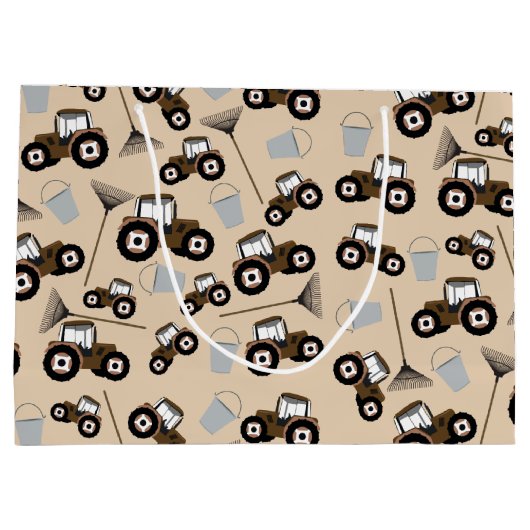 Verpakking voor tractortractorpatroonuitrusting vo groot cadeauzakje (Achterkant)