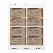 Verpakking zeep Product Moderne stijlvolle, robuus Etiket (Full Sheet)