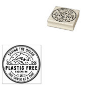 Verpakking Zonder Plastic | Dolphin Save The Ocean Rubberstempel (Gestempeld)
