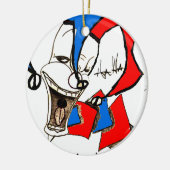 Verpakkingen in de doos (Koudschets) Keramisch Ornament (Links)