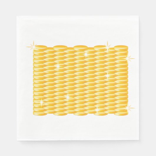 Verpakkingen van goudmunten servet (Voorkant)