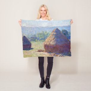 Verpakkingen van tarwe (einde van de zomer), Monet Fleece Deken