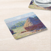 Verpakkingen van tarwe (einde van de zomer), Monet Kartonnen Onderzetters (Schuin)