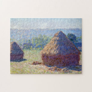 Verpakkingen van tarwe (einde van de zomer), Monet Legpuzzel
