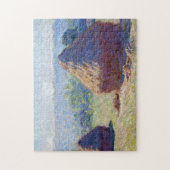 Verpakkingen van tarwe (einde van de zomer), Monet Legpuzzel (Verticaal)