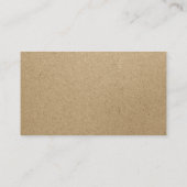 Verpakkings- en verzendservices visitekaartje (Achterkant)