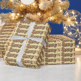 Verpakkings papier voor excuses geschenken