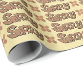 Verpakkings papier voor excuses geschenken (Rol Hoek)