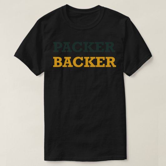 Verpakkingsbacker - Show je groene eBay-verpakkers T-shirt (Design voorkant)