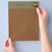 Verpakkingsbrochure Flyer (Hand)