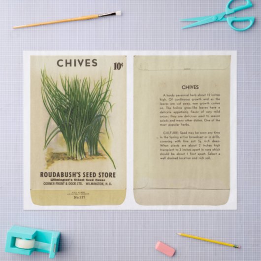  verpakkingschips en -instructies tissuepapier (Craft)