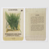 verpakkingschips en -instructies tissuepapier (Voorkant)